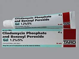 clindamycin phosphate 1.2 %-benzoyl peroxide 5 % Topical Gel