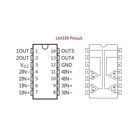 Lm339 Voltage Comparator Pinout Features Circuit 45 Off