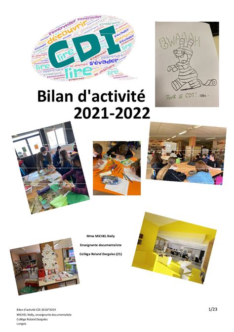 Calaméo Bilan Activité Longvic2022 2