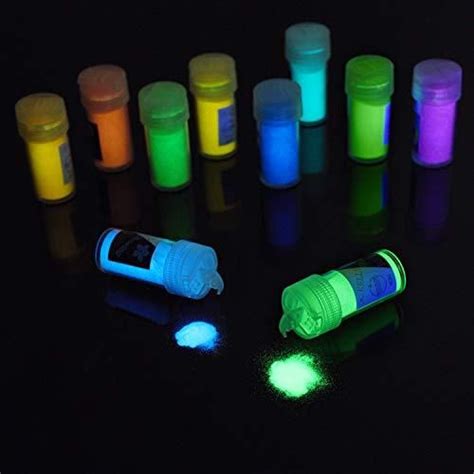 Shop Color Glow In The Dark Pigment Powder At Artsy Sister Glow