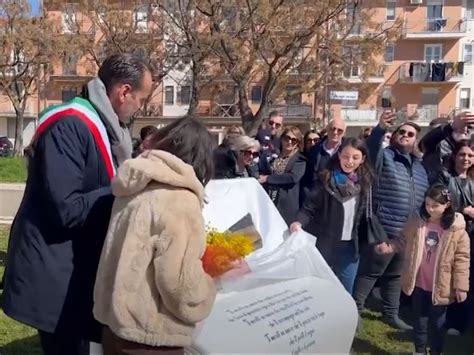 Apricena Fg Dedica Unarea Verde A Giovanna Frino Vittima Di