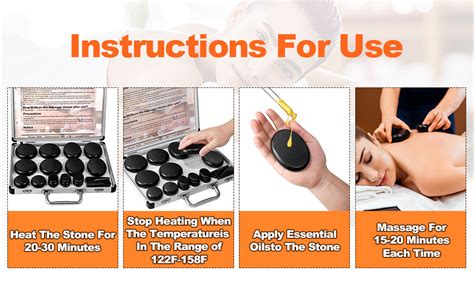 Amazon Primachen Hot Stones Massage Warmer Kit Pcs Hot Stones Massage Set Hot Rocks