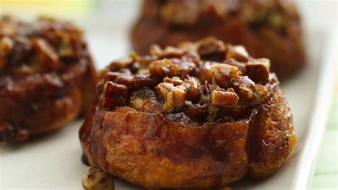 Sticky Chewy Chocolate Pecan Rolls Recipe From