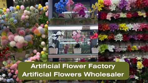 Artificial Flower Factory Artificial Flowers Wholesaler YouTube