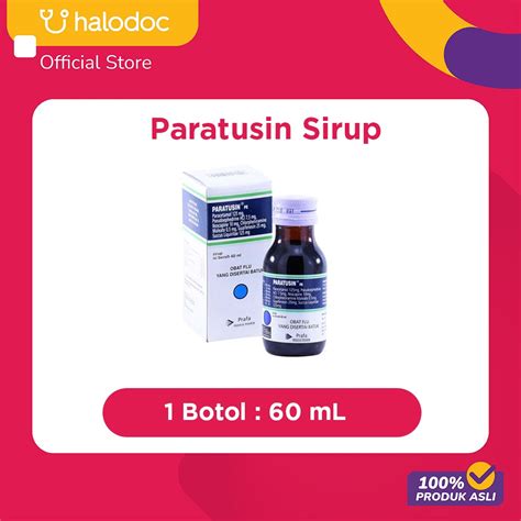 Jual Paratusin Sirup Ml Shopee Indonesia