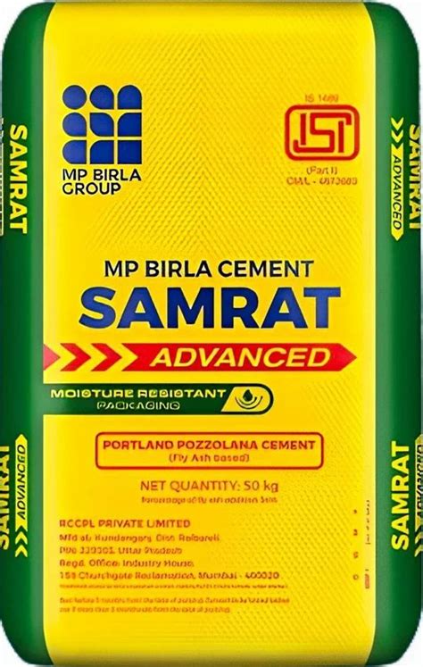 Mp Birla Cement Samrat Advanced At Rs 380 Bag Birla Cement In