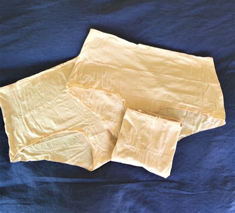 French Woman Vintage High Waisted Sexy Briefs Panties Lot Of Pure Nude Cotton Scalloped Trim