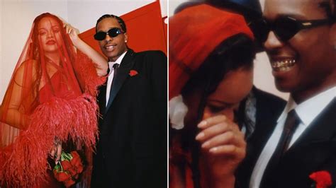 Rihanna And A Ap Rocky Got Married In A Music Vid And Everyone Believed It