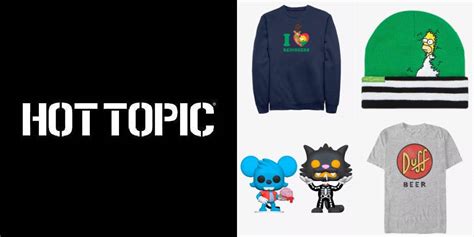 simpsons  hot topic apparel funko  donut accessories