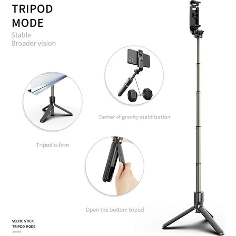 Ganbao Beyaz El Kablosuz Bluetooth Selfie Ubu U Tripod Fiyat