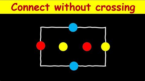 Connect The Dots Of Same Color Without Crossing Lines IQ Test YouTube