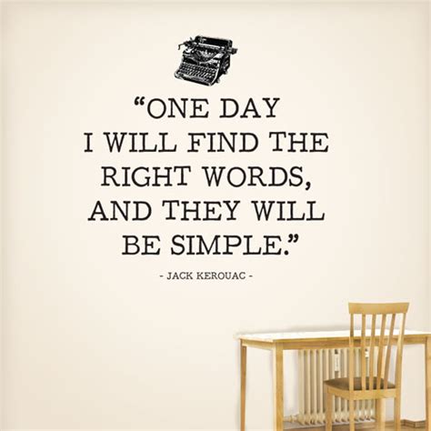 Peel And Stick Wall Quote I Will Find The Right Words Wall Decal