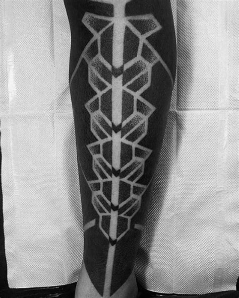 60 Blackout Tattoo Sleeve Designs For Men - Solid Black Ink Ideas