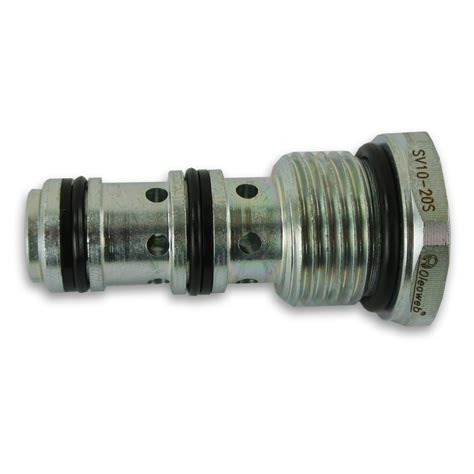 Inline And Cartridge Valves Single Acting Pilot Operated Check Valve Cartridge