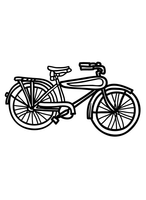 Gratis Afdrukbare Fiets Kleurplaten Fiets Kleurplaten Kleurplaten