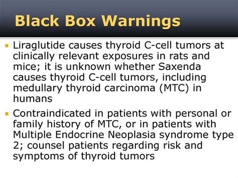 Ken On Twitter Saxenda Has A Boxed Warning On How It Affects The