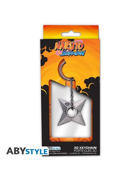 Llavero D Abystyle Naruto Shippuden Shuriken Konoha