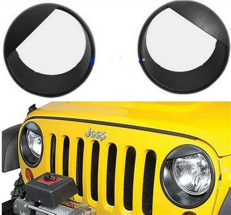 Angry Bird Style Front Headlight Trim Cover For Jeep Wrangler China