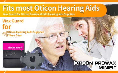 Prowax Minifit For Oticon Hearing Aid Wax Guards Wax Filters Traps Prowax Minifit