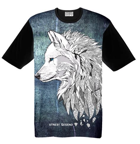 White Wolf T Shirt Damski Street Legend Online Store