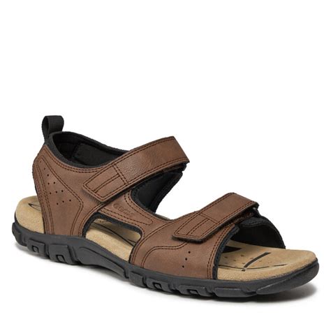 Sandalias Geox Uomo Sandal Strada U4524B 000ME C6006 Dk Brown Zapatos Es