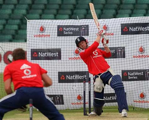 Ryan Sidebottom Wings In A Throw During A Net Session ESPNcricinfo