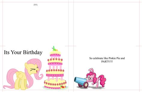 My Little Pony Birthday Card by moonprincessluna on DeviantArt