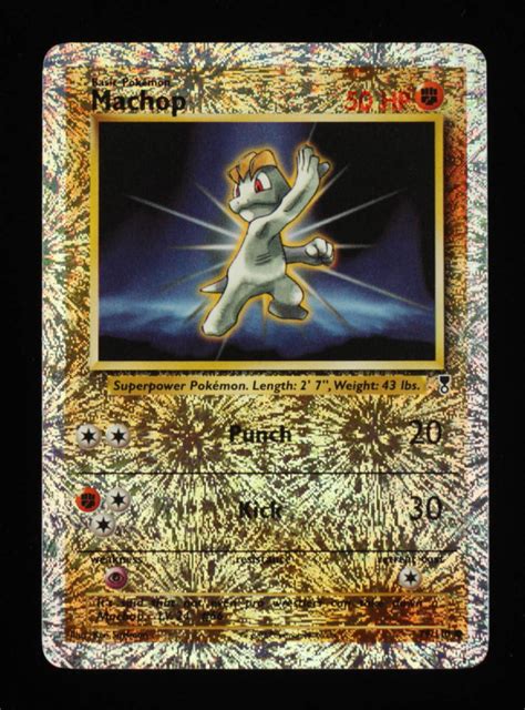 Machop 2002 Pokemon Legendary Collection Reverse Foil 79 Pristine