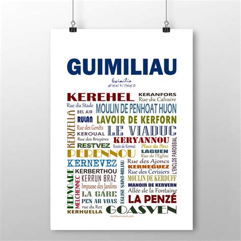 Affiche Guimiliau Les Quartiers Toutes Les Affiches Affiches