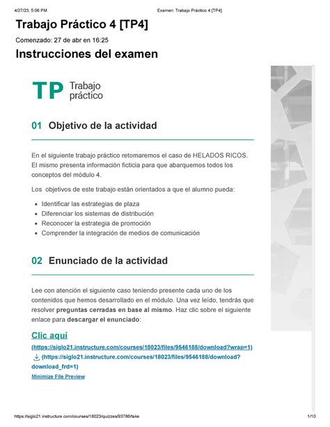 Examen Trabajo Pr Ctico Tp Mkt Trabajo Pr Ctico Tp