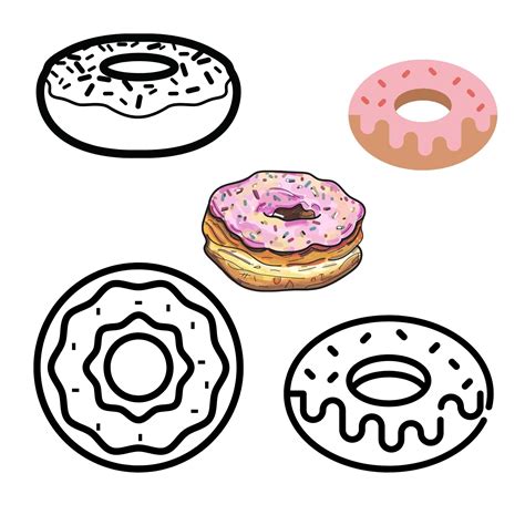 donuts drawing easy 1