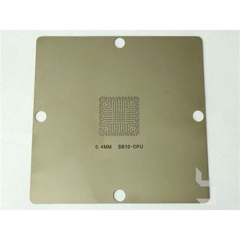 Stencil Template X Mm D Cpu For Reballing Reball Intel Bga Ic