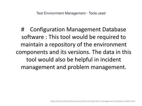 Ppt Configuration Management Database Powerpoint Presentation Free