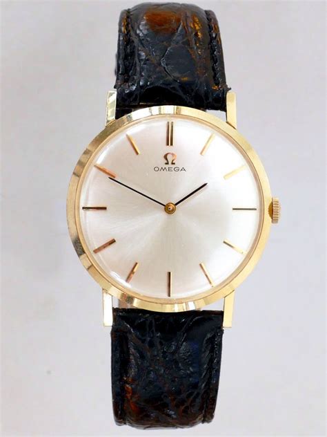 Omega 14k Solid Gold Classic Dress Watch 1970