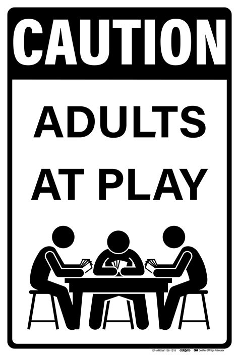 Signways Adults At Play Card Games Sign Wayfair