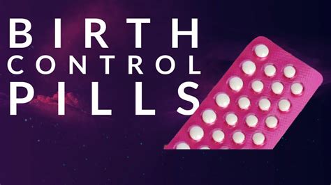 Birth Control Pills Side Effects Youtube