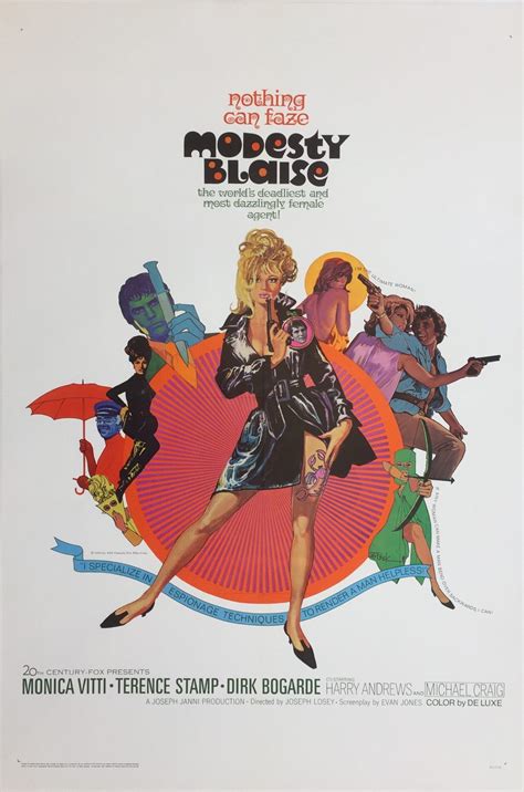 Modesty Blaise Limelight Movie Art