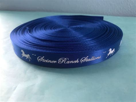 Personalized Custom Printed Grosgrain Ribbon Full Color Etsy