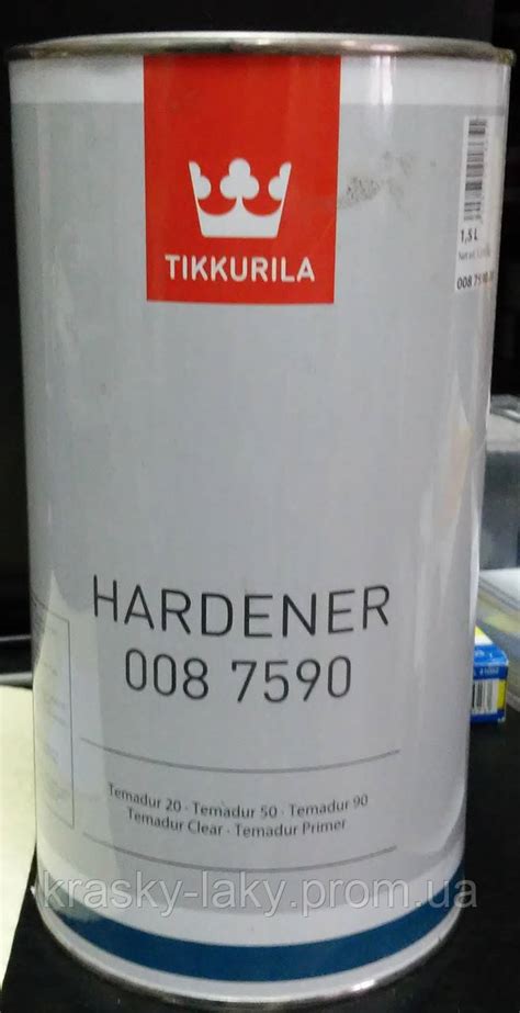 Краска Tikkurila Temadur 20 TCL по металлу атмосферостойкая 2,25л + 0 ...