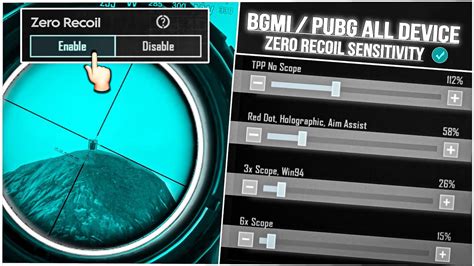 Bgmi Pubg Mobile Zero Recoil Sensitivity How To Make Your Own