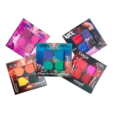 Quarteto De Sombras Ludurana Rock Tango Por Do Sol E Glitter Shopee