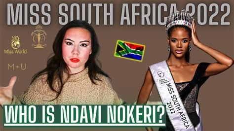 Ndavi Nokeri Miss South Africa Youtube