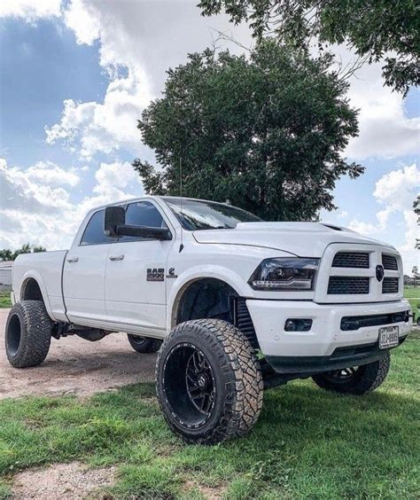 Meet The White Ghost Lifted 2017 Dodge Ram 2500 Laramie On 37s Artofit