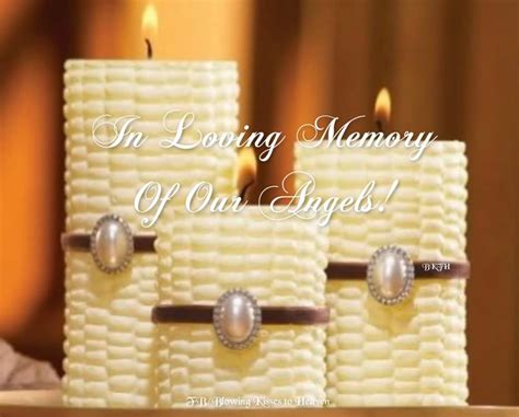 Keeping A Candle Lit In Memory Of My Angel In Heaven Pillar Candle Centerpieces Candles