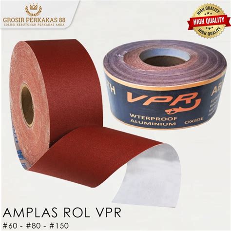 Jual Amplas Roll Ampelas Kertas Tembok Kayu Vsm Vpr Per Meter Shopee