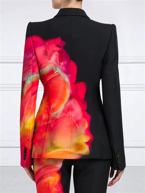 Regular Fit Abstract Urban Lapel Collar Blazer Stylewe