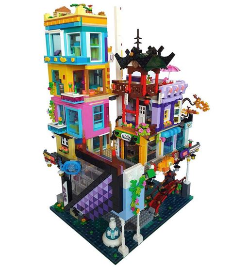 Lego Moc Ninjago City Apartments By Icedragonj Rebrickable Build With Lego