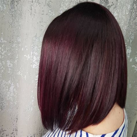 Mulled Wine Winter Hair Color Trend Popsugar Beauty Wine Hair Color