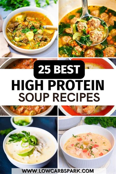 25 High Protein Soup Recipes Low Carb Spark