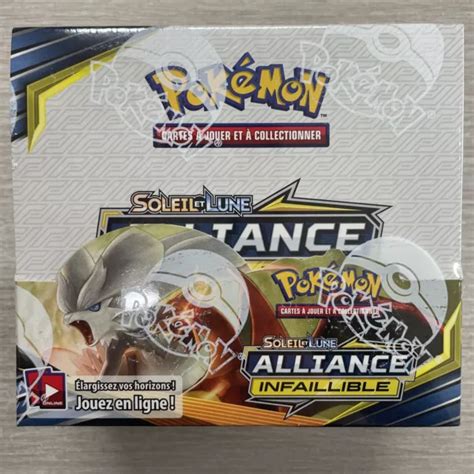 POKEMON DISPLAY 36 Booster Soleil Et Lune Sl 10 Alliance Infaillible